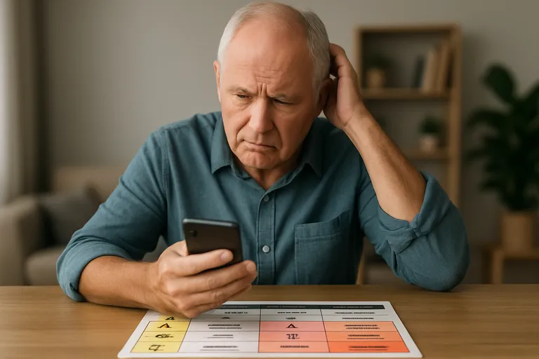 Oorzaken van een storing bij 50+ Mobiel