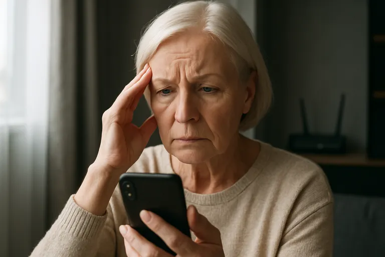 Storing 50+ Mobiel: wat het is en hoe je het herkent